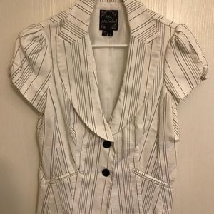 Women’s short sleeve blazer and short set